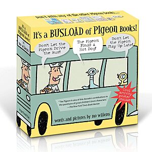 [Prime] It's a BUSLOAD of Pigeon Books 3-Book Set (Hardcover) $13.49 + Free Shipping
