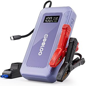 GOOLOO G7 3000A 12V Lithium Jump Starter Booster Pack with Built-in Cable $31.49 AC