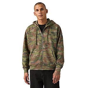 Levi's Men's Relaxed-Fit Cropped Full-Zip Hoodie (Camo, Sizes: S-2XL) $25.18 + Free Store Pickup at Macy's or Free Shipping on $39+