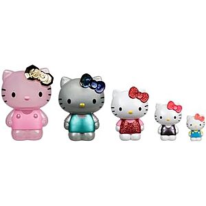 $10.99* | 5-Piece Jazwares Hello Kitty and Friends 50th Anniversary Nesting Figures at Amazon