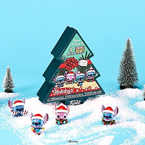 4-Pack Funko Pocket Pop! Disney Lilo & Stitch Holiday Stitch Keychains Tree Box $5.99 + Free Shipping w/ Prime or on $35+