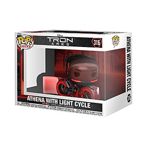 Funko Pop! Rides Tron: Ares Athena with Light Cycle Vinyl Figure $8.49 + Free Shipping w/ Prime or on $35+