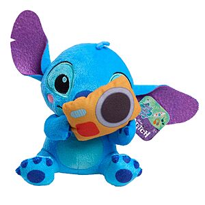 Just Play Disney Lilo & Stitch "That's So Stitch" 7" Stitch w/ Camera Small Plush $4.49 + Free Shipping w/ Prime or on $35+