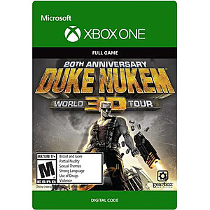 Duke Nukem 3D: 20th Anniversary World Tour Xbox One (Digital) $1.99