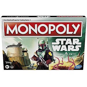 Hasbro Gaming Monopoly: Star Wars Boba Fett Edition Board Game $8.99 + Free Shipping w/ Prime or on $35+