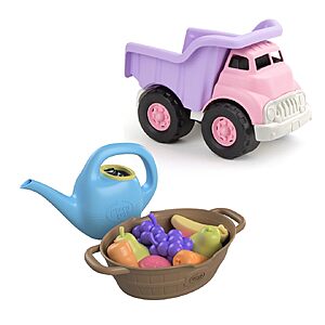 Green Toys Pink Power Play Pack Dump Truck & Rainbow Harvest Set $8.99 + Free Shipping w/ Prime or on $35+