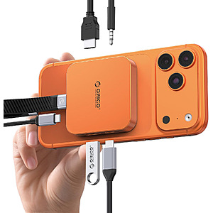 ORICO 6-in-1 10Gbps Magnetic USB C HUB and M.2 2230 NVMe Enclosure with 100W PD $29.24 + Free Shipping w/Prime or $35+