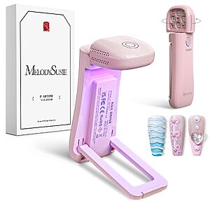 2-in-1 MelodySusie Cordless UV Nail Lamp with Fold-Out Stand $7 @ Amazon