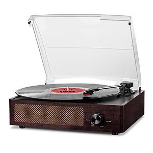 Amazon ~ Record Player Turntable Bluetooth Receiver 3 speed $29.98