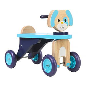 Dynacraft Wooden Puppy Push Ride-On Toy for Toddlers (Ages 18 Months - 3 Years) $15 + Free Shipping w/ Walmart+ or on $35+