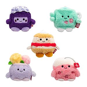 5-Pack 4.5" BumBumz TeatimeBumz Plush Set $8.99 + Free Shipping w/ Prime or on $35+