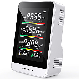 8-in-1 Air Quality Monitor Indoor $32.98