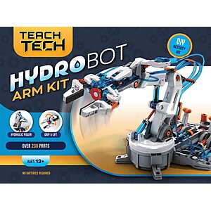 $30.49: Teach Tech Hydrobot Arm Kit, Hydraulic Kit, STEM Building Toy (12+)