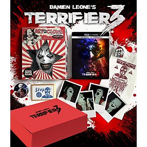 Terrifier 3 (Limited Edition) 4K UHD + Blu Ray $46.61 Amazon.com