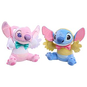 2-Pack 7" Disney Stitch & Angel Easter Small Plush $6.49 + Free Shipping w/ Prime or on $35+