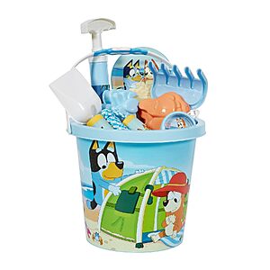 9-Count Little Kids Bluey Beach & Sand Toys Set w/ Bucket, Shovel, Rake & More $10.49 + Free Shipping w/ Prime or on $35+