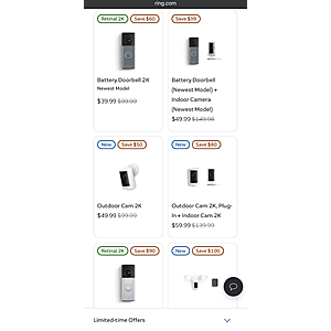 50% off Ring Products