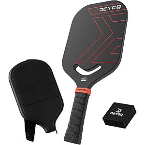 Vomeepeak Thermoformed T700 Carbon Fiber Pickleball Paddle w/ Carry Bag & Rubber Eraser $69.98 + Free Shipping