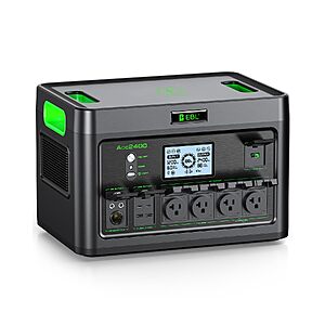 EBL 2400W Portable Power Station LiFePO4 Battery for Home Use