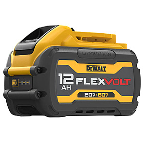DeWalt DCB6112 20V/60V MAX FLEXVOLT 12Ah Battery $219 at Fasteners Inc
