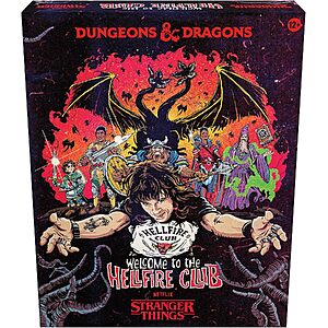 Dungeons & Dragons Stranger Things: Welcome to the Hellfire Club Adventure Game $34.95 + Free Shipping w/ Prime or on $35+