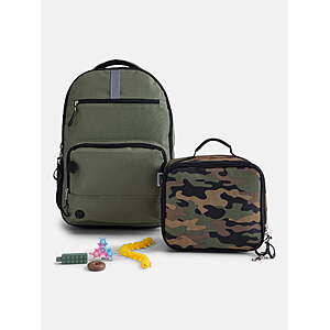 Wonder Nation Kids' Unisex 17" Sensory and Adaptive Backpack and Lunch Box Set (Camouflage or Black) $13.19 + Free S&H w/ Walmart+ or on $35+