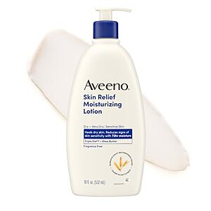[SnS, AC] $5.50* | 18-oz Aveeno Skin Relief Moisturizing Body Lotion (Oat & Shea Butter) at Amazon