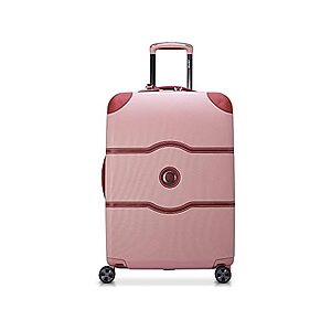 $74.99: DELSEY PARIS Chatelet Air 2.0, 24 Inch Checked-Medium Luggage, Pink at Woot!
