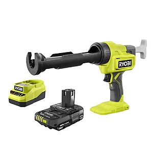 Ryobi ONE+ 18V Cordless 10 oz. Caulk & Adhesive Gun with 2.0 Ah Battery and Charger Kit $104