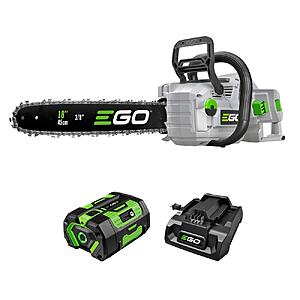 $279: EGO POWER+ 56-volt 18-in Battery 6 Ah Chainsaw Battery & Charger Included(CS1815) at Lowe's