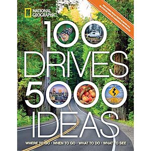 [Prime] $10.31* | 100 Drives, 5,000 Ideas: Where to Go, When to Go, What to Do, What to See (Paperback) at Amazon