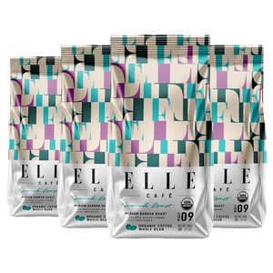 4-Pack: ELLE Café Whole Bean Coffee $24