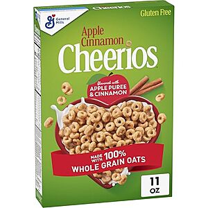 [SnS, AC] $2.14* | 11-Oz Cheerios Apple Cinnamon Cereal at Amazon