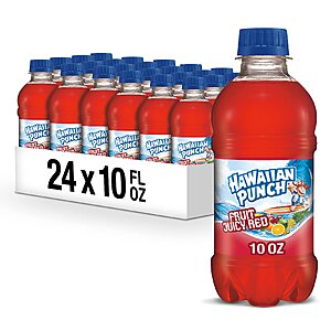 [S&S]24 Count 10 Oz Hawaiian Punch Fruit Juicy Red Juice Drink $7.52 + Free S&H w/ Prime or $35+