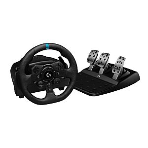 [Resale] $164.37 | Logitech G923 Racing Wheel and Pedals for Playstation/PS5/PS4 & PC (Used - Like New) at Amazon
