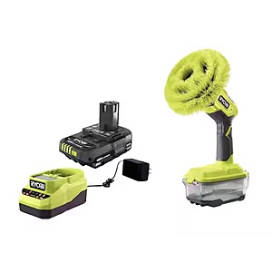 Ryobi ONE+ 18V Cordless Power Scrubber Kit w/ 2.0Ah Battery & Charger $79.00 + Free Store Pickup at Home Depot