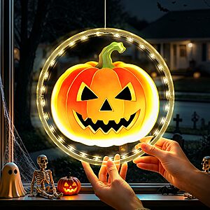 Amazon – 3-Pack Rechargeable Halloween Window Lights - $17.99 w/ Code