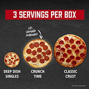 Walmart, $5.74 get $3 Walmart Cash OR Ibotta Rebate Limit 5: Red Baron 14.9 oz Cruchtime Microwave Pizza (Four Cheese or Pepperoni) Free Pick Up or $35 Delivery order