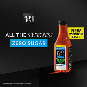 $3.47 get $1.25 Walmart Cash Limit 5 Pure Leaf Zero Sugar Real Brewed Tea Sweet 64 Fl Oz + more
