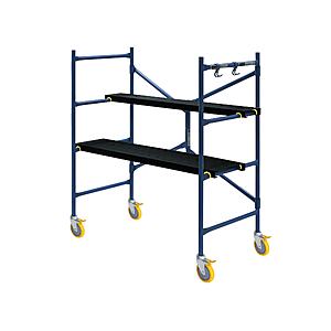 Werner Steel Adjustable 4-ft H x 4-ft L 500-lb Capacity Baker Scaffold Large in Blue | NPS-48 $99