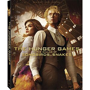 The Hunger Games: The Ballad Of Songbirds And Snakes - DVD, BLURAY, Digital $7.50 Amazon.com
