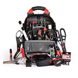 Malco HVACPRO3 Ultimate HVAC Pro Kit – 32-Piece Service, Installation & Fabrication Set with VETO® TECH PAC Backpack $1529.79