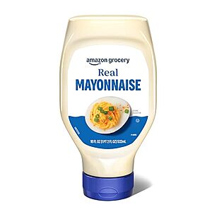 $1.87 | 18-Oz Amazon Grocery Real Mayonnaise at Amazon