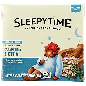 [AC] $4.94 | 40-Count Celestial Seasonings Herbal Tea Sleepytime Extra at Amazon