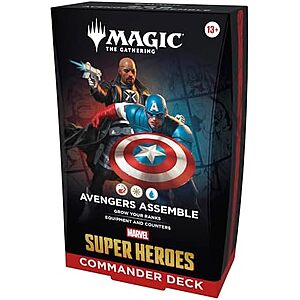 $49.99* | Magic The Gathering - Avengers Assemble Marvel Super Heroes Commander Deck at Amazon