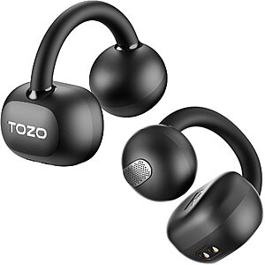 "RENEWED EXCELLENT" TOZO OpenEarRing Open Ear Earbuds 40H Bluetooth 5.4 $15.99