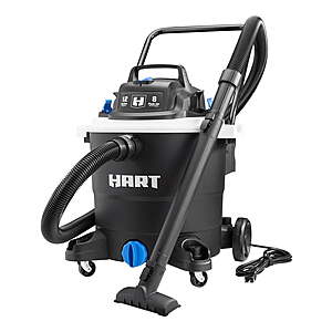 12-Gal HART 6 Peak HP Wet/Dry Vacuum w/ 7' Hose, Accessories & Blower Function $49.98 + Free Shipping
