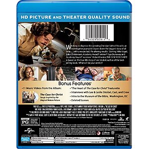 The Case for Christ [Blu-ray] + DVD $5 Amazon.com