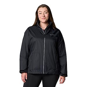 Columbia Womens Switchback IV Rain Jacket, Black, Medium $37.77