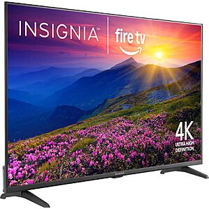$199.99 Best Buy or AMZ (sold by BB) INSIGNIA 55-inch Class F50 Series LED 4K UHD Smart Fire TV with Alexa Voice Remote (NS-55F501NA26)